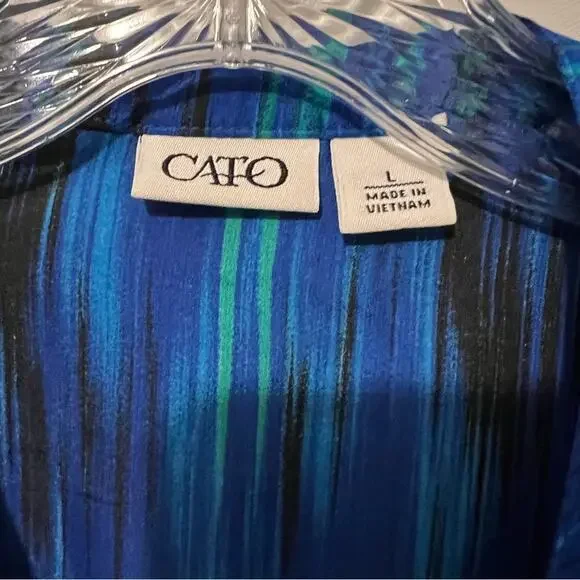 Cato V-neck Pull Over Blouse | Women’s Size Large - Picture 5 of 7